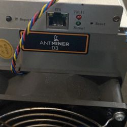 Antminer D3 With PSU  (4 Available)