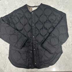 Quilted Bomber Jacket 