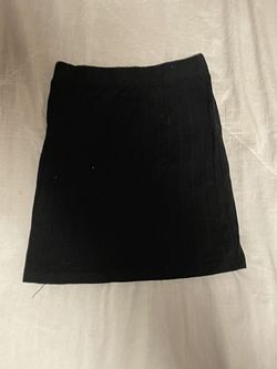 SHEIN Girls Elastic Waist Black Skirt Size 10Y