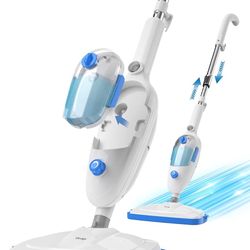 Steam Mop for Hardwood Floor Cleaning, Floor Steamer Cleaner Lightweight for Vinyl, Laminate, Carpet, Tile Hard Floors w/Adjustable Steam Modes & Heig