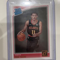 Donruss Basketball Trae Young Rated Rookie Card