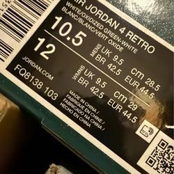 Oxidized retro 4’s