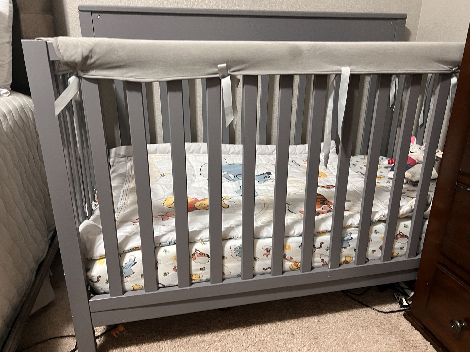 Gray Crib