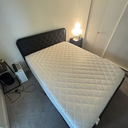 Queen Cooling Foam Mattress + Frame (Nectar)