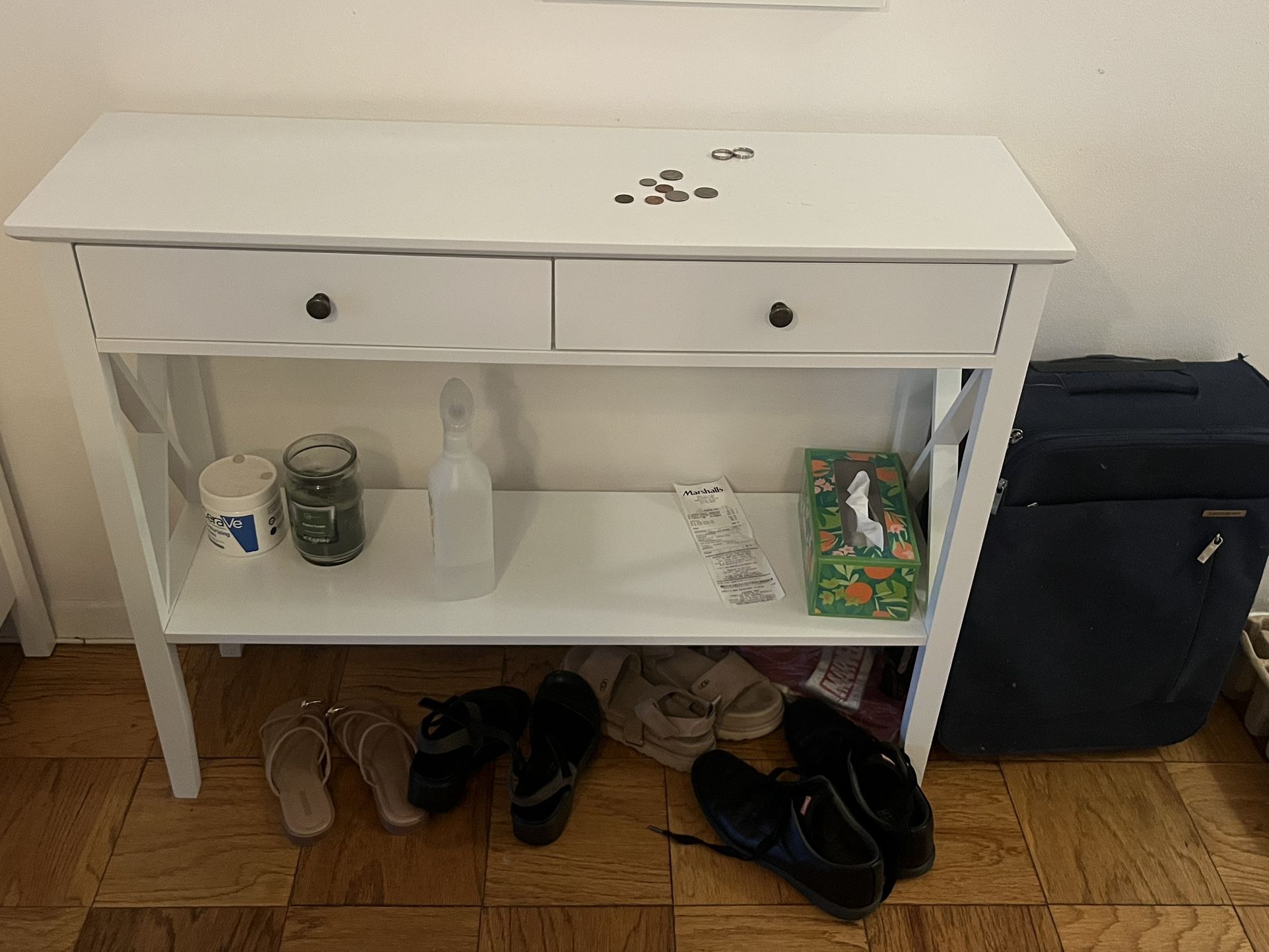 White console no damage