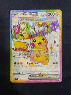 Pikachu ex #219 Surging Sparks UR - MINT 2024 Pokemon TCG Card