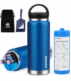 AUVON Insulin Cooler Travel Case Keeps Insulin Cool up to 44H for 3-5 Pens, Gel Ice Pack & Pouch Protect Medication from Freezing, Diabetes Travel Cas