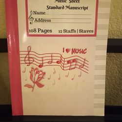 Music Sheet Standard Manuscript 