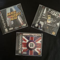 PS1- Grand Theft Auto games, Complete 