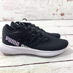 Puma Softride Star Vital Running Black Sneakers 378243-05 Women's Size US 6.5
