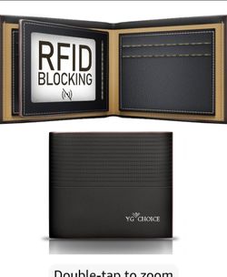 Thin RFID Blocking Leather Wallet for Men – Minimalist Bifold Card Holder with 2 Cash Compartments, Card Pockets, ID Window – Lightweight Slim Design