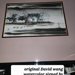 David Wang Original Watercolor 