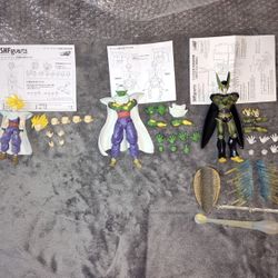S.H. Figuarts Dragon Ball Z SS Gohan, Piccolo, Perfect Cell OG 