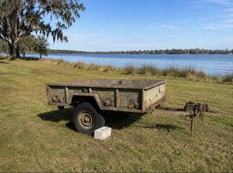 M101 Military Trailer – Heavy Duty Military Cargo Trailer – Original Army Surplus