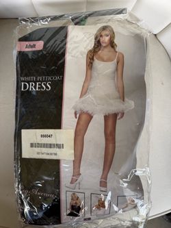 Leg Avenue size Medium white petticoat dress New
