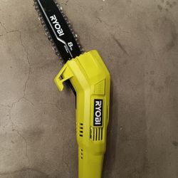 Ryobi ONE + 18V 8in. Cordless Pole Saw Tool-Only. 