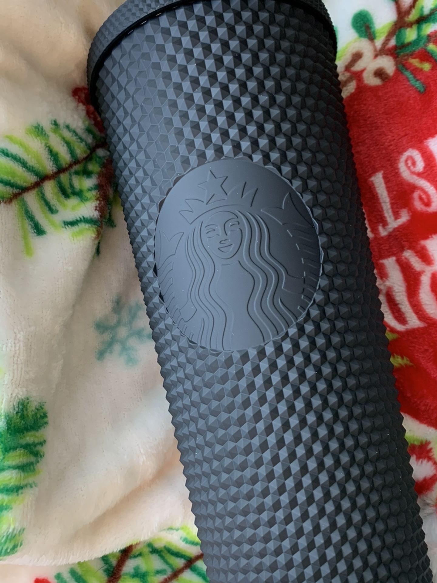 Matte Black Studded starbucks Cup