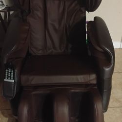Brown Full Body Massage Chair With Built-in Bluetooth Speakers for Sale