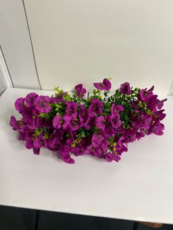 Artificial Flower Raspberry Color Bushes