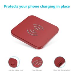 Wireless Charger, Qi Certified Wireless Charging Pad Compatible with iPhone 11/11 Pro/11 Pro Max/XS Max/XS/XR/X/8, Samsung Galaxy Note 10/Note 10+/S1