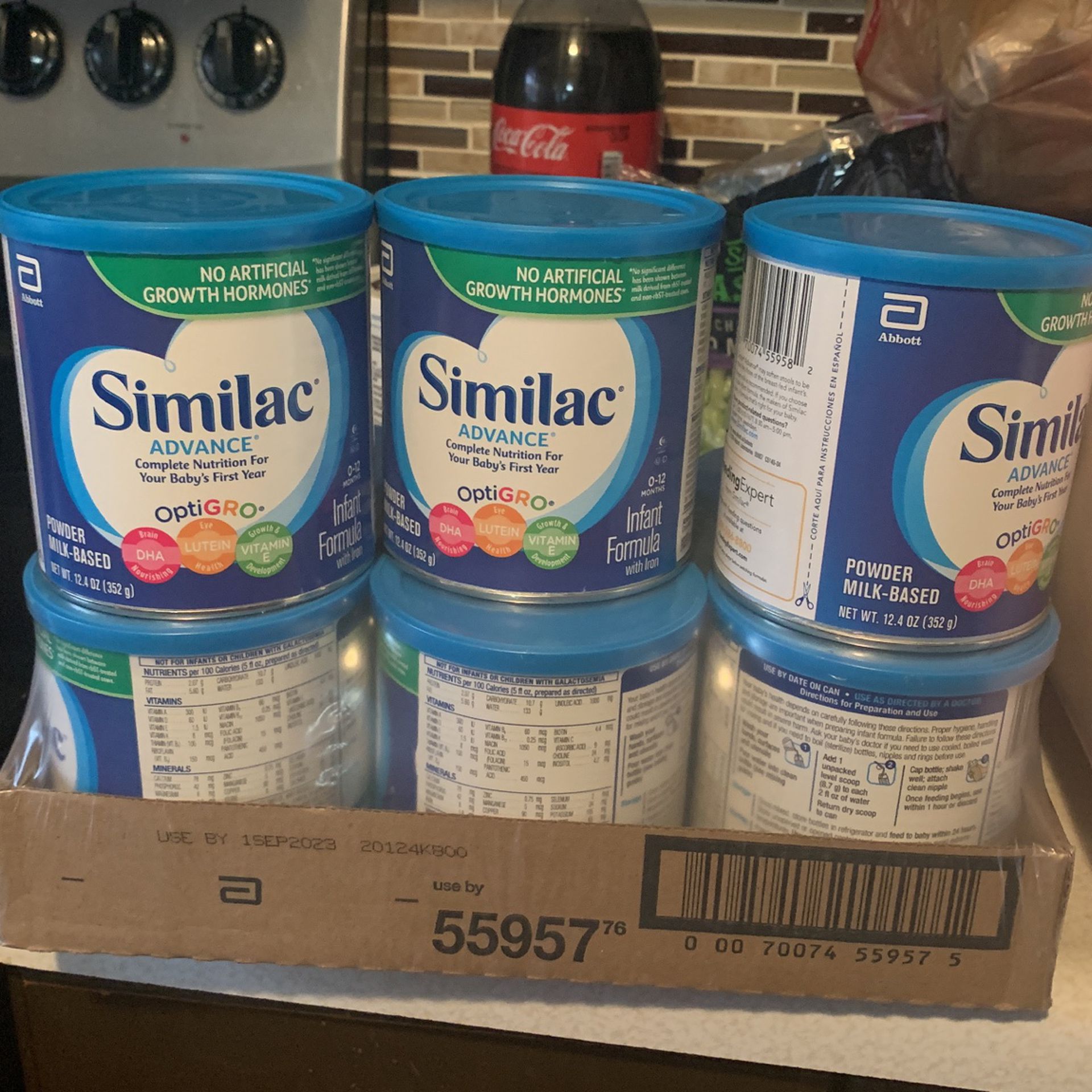 12 Cans Of Similac Advance
