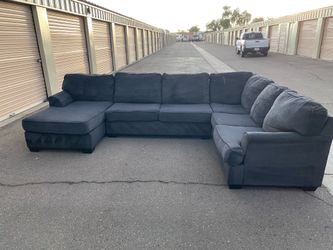 11.5ft x 7.5 ft sectional sofa