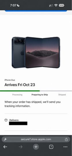 Apple iPhone Duo 512GB Night Sky — New Sealed — Presale — $5,000