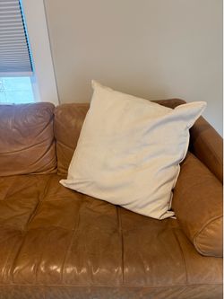 6 - 26” x 26” IKEA “GURLI” unbleached Outdoor cushion with “inner”