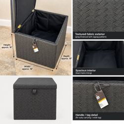 Storage box ottoman