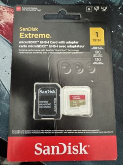 1 TB Sandisk Extreme Micro SD