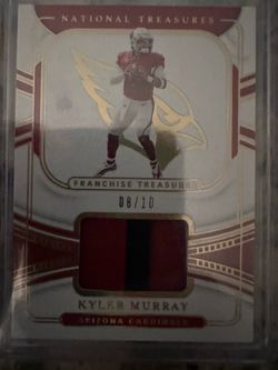 Kyler Murray  number 08/10 2021 Panini National Treasures NFL players card