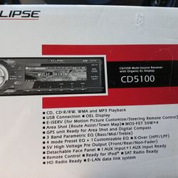 Brand New Eclipse Cd Radio Very Nice Unit $200fir. Price Pickup Only Serious Buyers Please Yes It Is Avaliable 