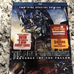 Transformers: Revenge Of The Fallen Bluray