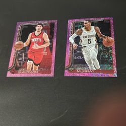 Dejounte Murray Reed Sheppard Pink Foil Bundle