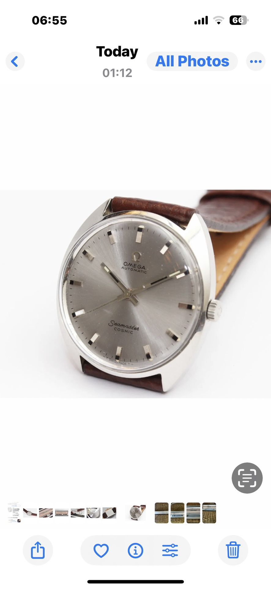 OMEGA 1966 Like New Just Got A Maintenance In SWITSERLAND