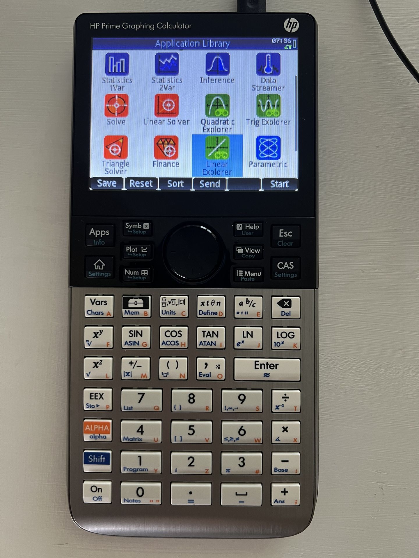 Hewlett-Packard HP Prime Graphing Calculator Model: RMN HSTNJ-BC01