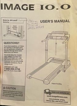Image 10.0 Treadmill