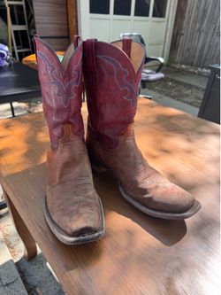 MEN’S LUCCHESE COWBOY BOOTS SIZE 12 D MEN’S LUKESSEE  COWBOY BOOTS SIZE 12 D