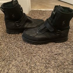 Men’s Leather Polo Boots 