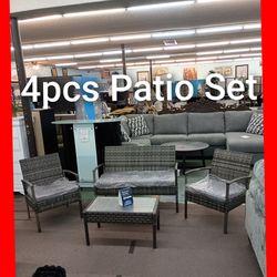 ✨ Patio Set 2 Chairs Loveseat Coffee Table all for $199