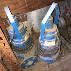 Weil Submersible Wastewater Pump For Dewatering Model W-2441-14 Four Available - $750 Each 