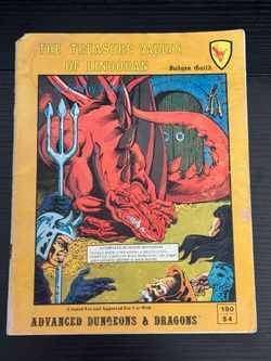 Judge's Guild - Vintage 1980 Module "The Treasure Vaults of Lindoran" (Adv. D&D)