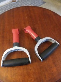 Perfect PullUp Set of 2 Swivel Handle Workout Home Gym Training Pull-up
