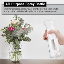 Continuous Mist Spray Bottle – Ultra Fine Mist for Hair Styling, Salon Use, and Versatile Applications – Ideal for Plants, Cleaning, and Travel – 5 oz