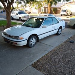 1992 Honda Accord LX White