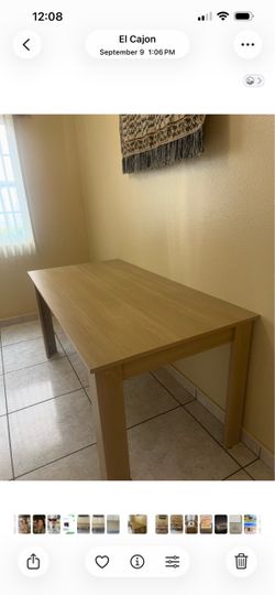 Dining table for 6 chairs