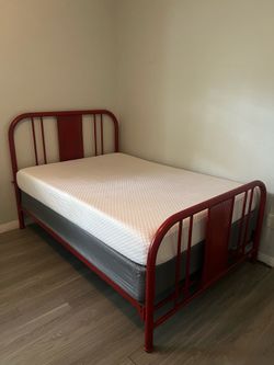 Full Bed Frame and Mattress