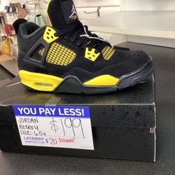 Air Jordan Retro 4 Size 6.5 
