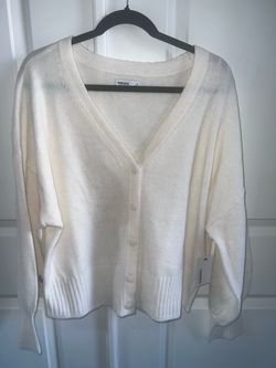 NWT Sonoma cream cardigan XL