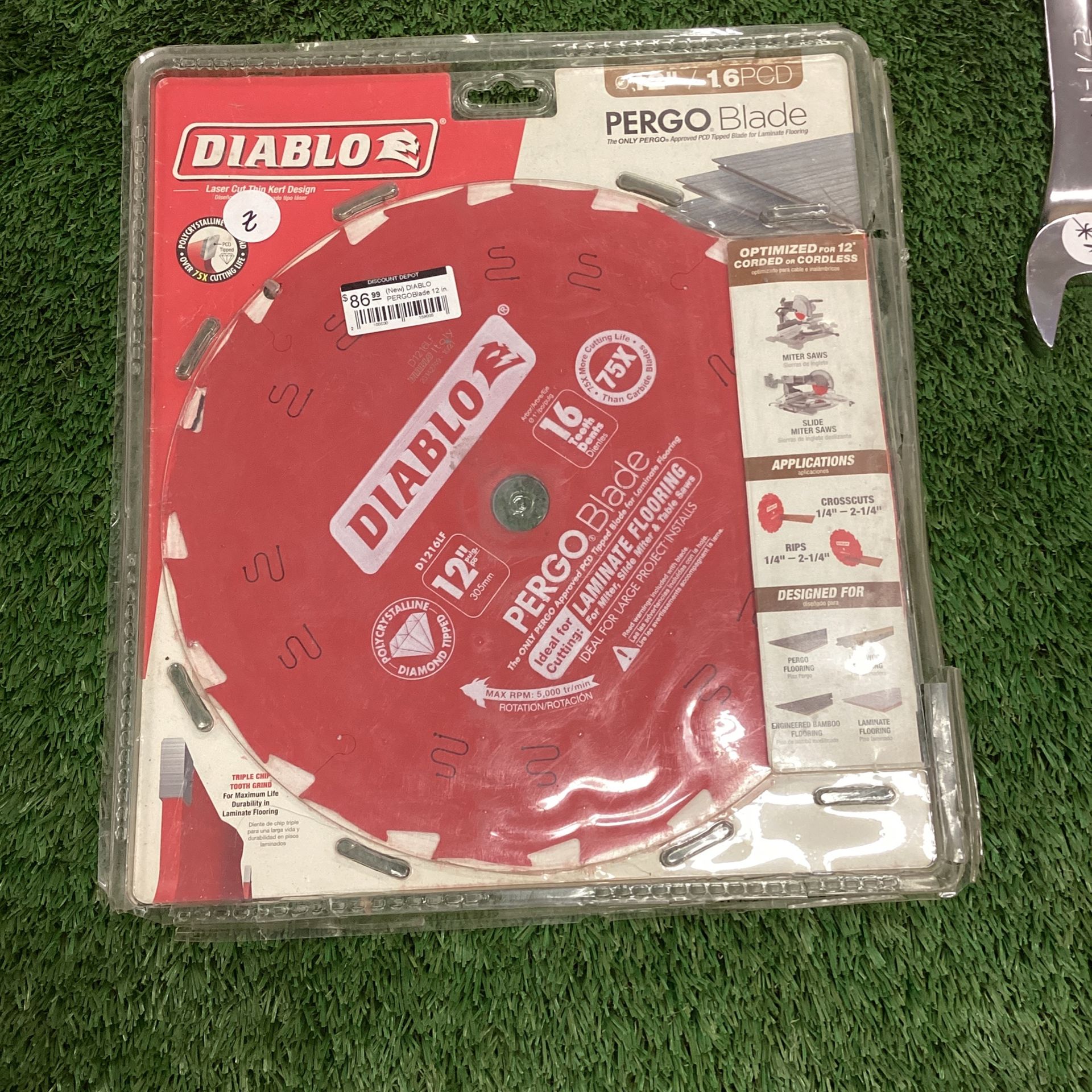 12 in. x 16-Tooth Polycrystalline-Diamond (PCD) Tipped Ultimate Flooring Blade 12 in. x 16-Tooth Polycrystalline-Diamond (PCD) Tipped Ultimate Flooring Blade